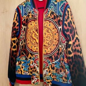 Leopard Fashion Men Jacket Size M